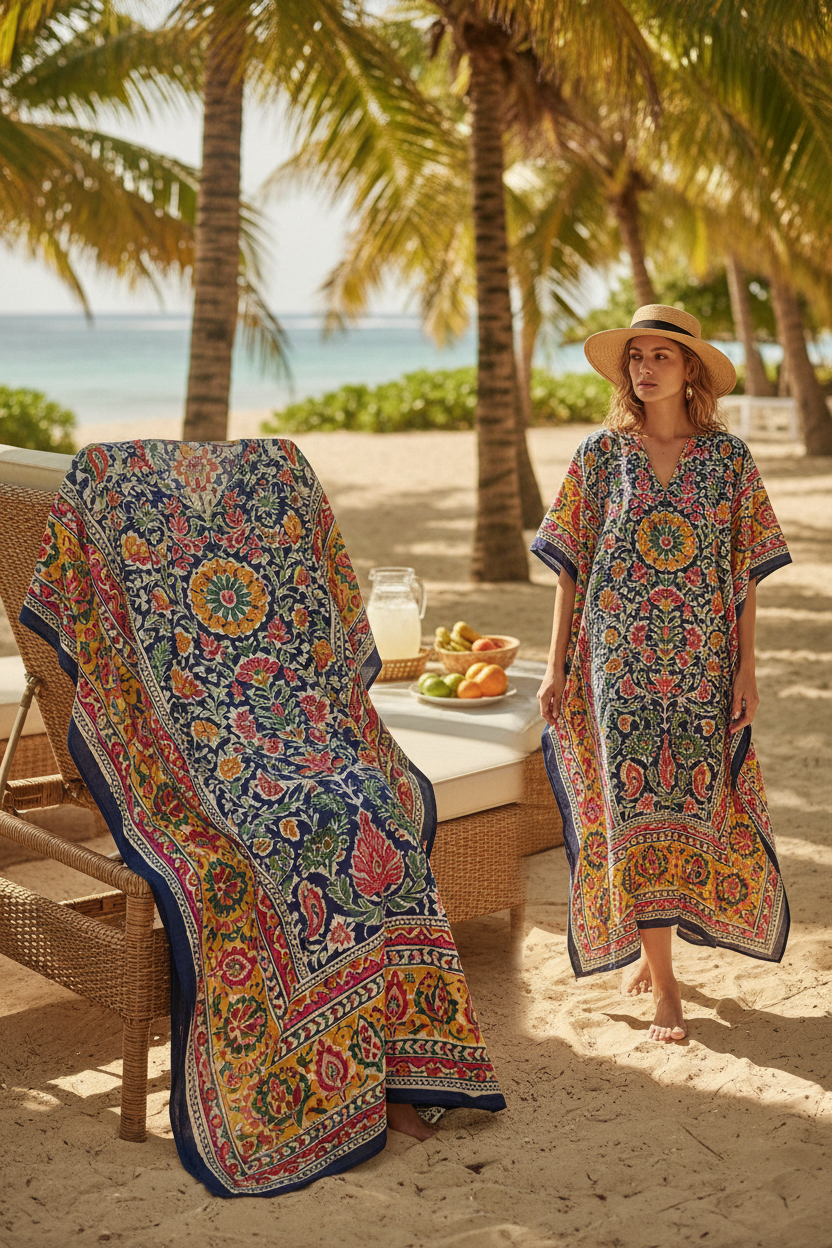 How to Style a Hand Block Printed Kaftan: 5 Effortless Looks