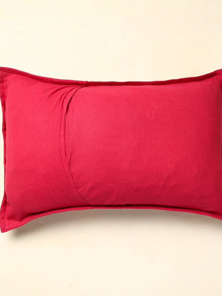 Beautiful Khambodia Decor Sofa Pillow Case Cotton Patchwork Pink Cushion Cover 24