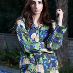 New Pure Cotton Pajama Set - Soft Indian Cotton Nightwear | Bridesmaid PJ's & Night Suit Gift