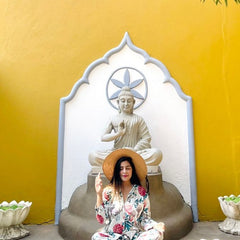 White Floral Cotton Pajama Set - Soft Indian Nightwear | Pure Cotton PJ's & Bridesmaid Gift for Her