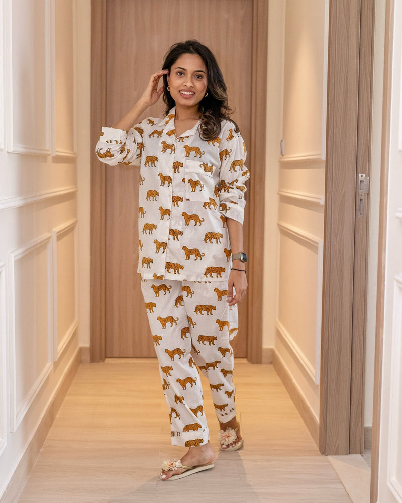 Indian Cotton Pj Set, Soft Pajama Set, Gift For Her, Lounge And Sleepwear, Bridesmaid Gift, Cotton Pajamas, Womens Clothing, Long Sleeve Pjs