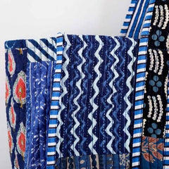 Make-up Bag Floral Patchwork Printed Pure Cotton Quilted Bag Patchwork Women Bag Indian Quilted Cotton Bag Shoulder Bag Market Shopping Bags