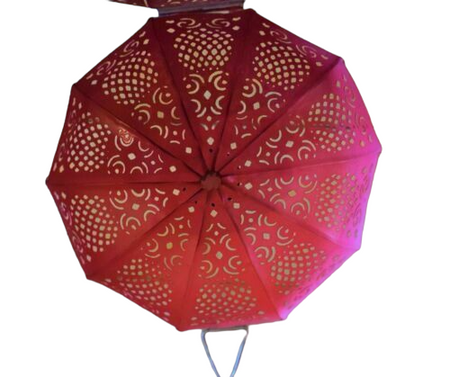 The Decor Affair Moroccan Vintage Lantern Lights Lamp Ziva 30cm Silver Large | Oriental Garden Outdoor Hanging Lanterns for Candles as Decorations | Arabian Indoor Candle Tea Light Holders as Indian P - 4