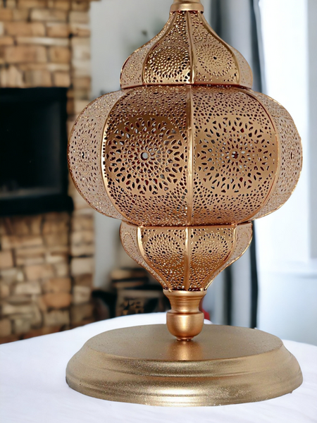 The Decor Affair Moroccan Vintage Lantern Lights Lamp Ziva 30cm Silver Large | Oriental Garden Outdoor Hanging Lanterns for Candles as Decorations | Arabian Indoor Candle Tea Light Holders as Indian P - 5