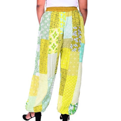 Handmade Patch Work Harem Pant. Boho Hippie Harem Trouser Pant, Bohemian Yoga Pant, Unisex Size Harem Pant, One Size Trouser pant - 7