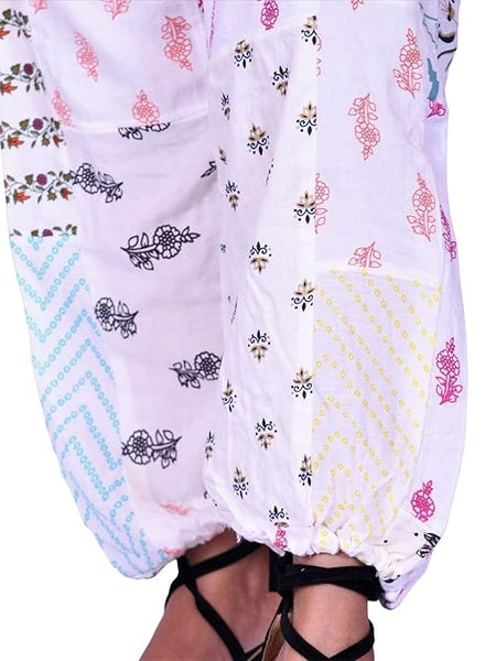 Handmade Patch Work Harem Pant. Boho Hippie Harem Trouser Pant, Bohemian Yoga Pant, Unisex Size Harem Pant, One Size Trouser pant - 4