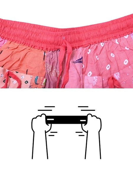 Handmade Patch Work Harem Pant. Boho Hippie Harem Trouser Pant, Bohemian Yoga Pant, Unisex Size Harem Pant, One Size Trouser pant - 1