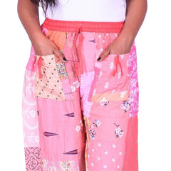 Handmade Patch Work Harem Pant. Boho Hippie Harem Trouser Pant, Bohemian Yoga Pant, Unisex Size Harem Pant, One Size Trouser pant - 1