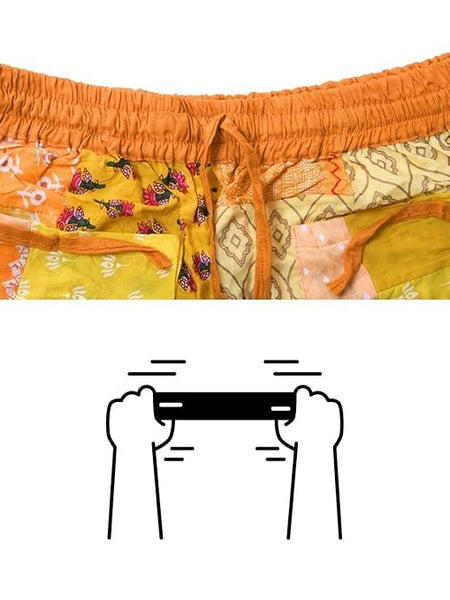 Handmade Patch Work Harem Pant. Boho Hippie Harem Trouser Pant, Bohemian Yoga Pant, Unisex Size Harem Pant, One Size Trouser pant - 6