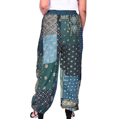 Handmade Patch Work Harem Pant. Boho Hippie Harem Trouser Pant, Bohemian Yoga Pant, Unisex Size Harem Pant, One Size Trouser pant - 3