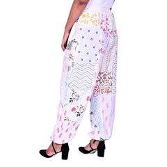 Handmade Patch Work Harem Pant. Boho Hippie Harem Trouser Pant, Bohemian Yoga Pant, Unisex Size Harem Pant, One Size Trouser pant - 4