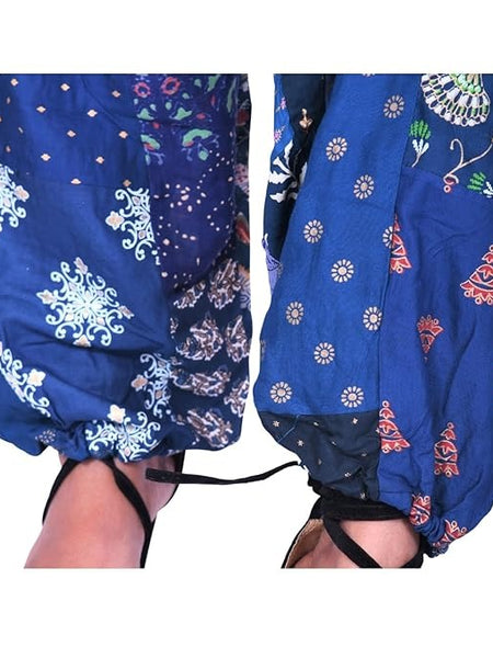 Handmade Patch Work Harem Pant. Boho Hippie Harem Trouser Pant, Bohemian Yoga Pant, Unisex Size Harem Pant, One Size Trouser pant - 5