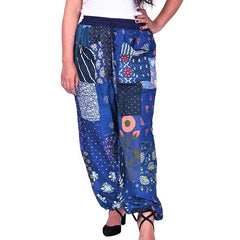 Handmade Patch Work Harem Pant. Boho Hippie Harem Trouser Pant, Bohemian Yoga Pant, Unisex Size Harem Pant, One Size Trouser pant - 5