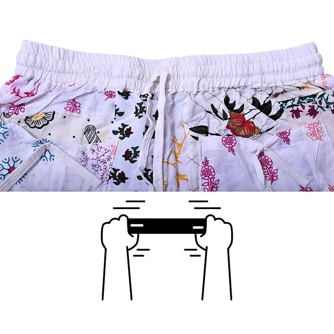 Handmade Patch Work Harem Pant. Boho Hippie Harem Trouser Pant, Bohemian Yoga Pant, Unisex Size Harem Pant, One Size Trouser pant - 4