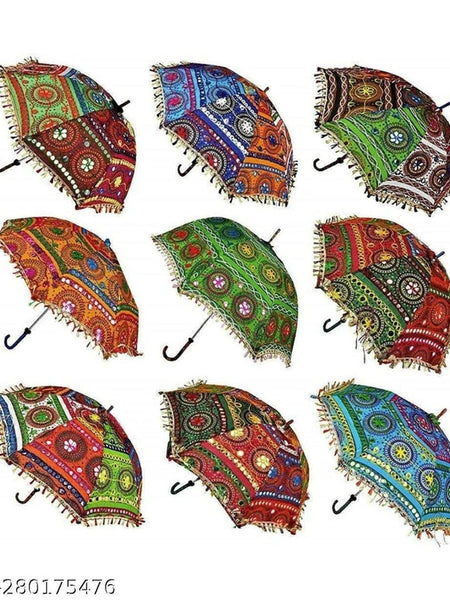 Rajasthani Decorative Umbrellas & Wedding Decor Traditional & Festive Function Items - 1