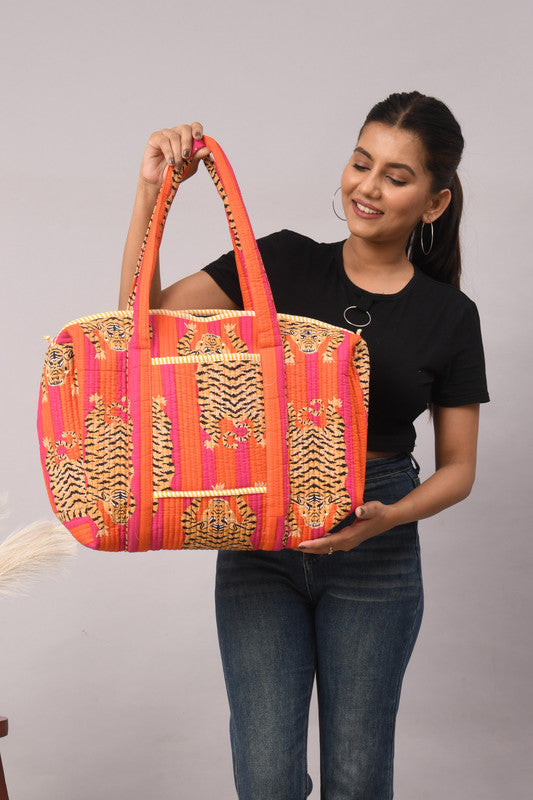 Women Shopping Bag, Cotton Quilted Tote Bag, Indian Handmade Bag, Party Bag, Large Market Bag, Shoulder Bag, Beach Bag, Eco Friendly Tote - 6