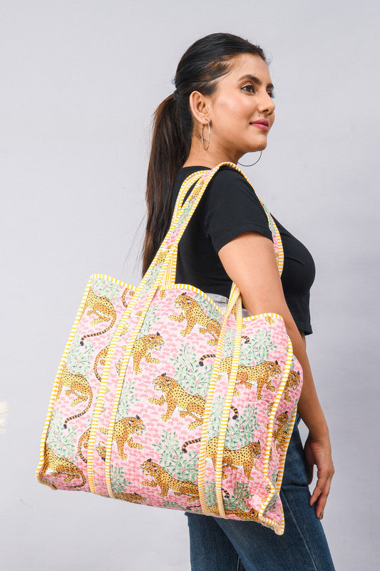 Handmade Patchwork Tote Bag, Indian Making Quilted Tote Bags, Eco Friendly Boho Shopper Bags, Vintage Shoulder Bag, Women's