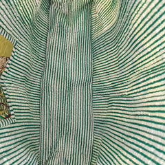 Quilted Cotton Handprinted Reversible Large Soft Yellow Floral Tote Bag Eco friendly Sustainable Sturdy Grocery Shopping Handmade Art Boho - 1