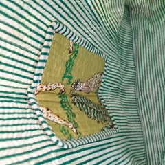 Quilted Cotton Handprinted Reversible Large Soft Yellow Floral Tote Bag Eco friendly Sustainable Sturdy Grocery Shopping Handmade Art Boho - 1