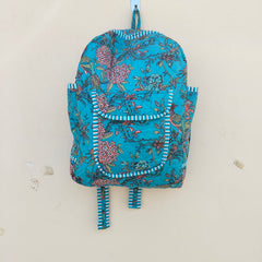 Cotton Quilt Patchwork Backpack Cotton Indian Laptop Bag Hand Bohemian Hippie Tote Backpack cotton patch work tote bag reversible bag - 15