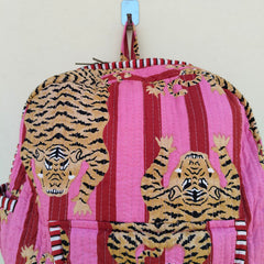 Cotton Quilt Patchwork Backpack Cotton Indian Laptop Bag Hand Bohemian Hippie Tote Backpack cotton patch work tote bag reversible bag - 14