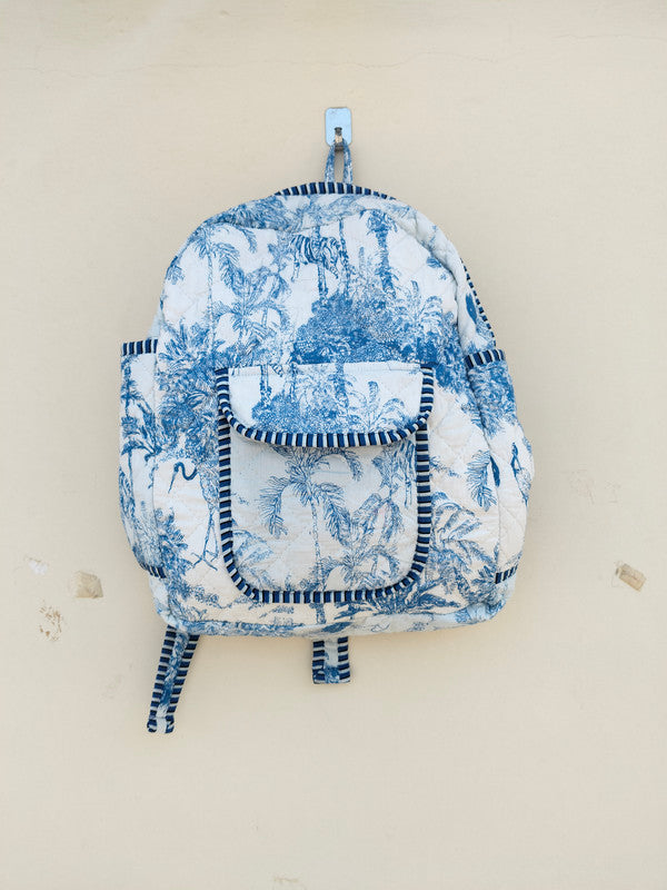 Cotton Quilt Patchwork Backpack Cotton Indian Laptop Bag Hand Bohemian Hippie Tote Backpack cotton patch work tote bag reversible bag - 8