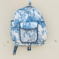 Cotton Quilt Patchwork Backpack Cotton Indian Laptop Bag Hand Bohemian Hippie Tote Backpack cotton patch work tote bag reversible bag - 8