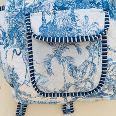 Cotton Quilt Patchwork Backpack Cotton Indian Laptop Bag Hand Bohemian Hippie Tote Backpack cotton patch work tote bag reversible bag - 8