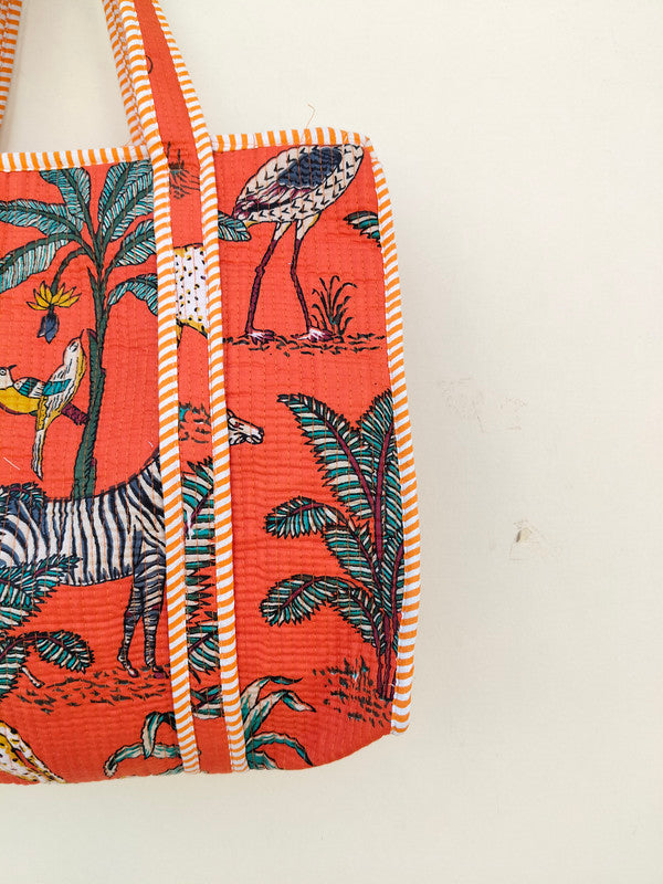 Cotton Quilt Patchwork Backpack Cotton Indian Laptop Bag Hand Bohemian Hippie Tote Backpack cotton patch work tote bag reversible bag - 1