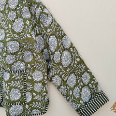 Cotton Handcrafted Kantha Quilted Reversible Patchwork Jacket Handmade Cotton Coat - 1
