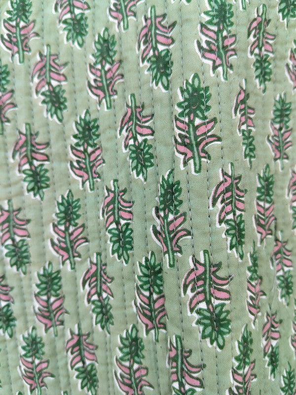 Cotton Handcrafted Kantha Quilted Reversible Patchwork Jacket Handmade Cotton Coat - 2