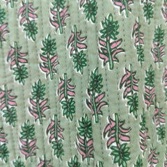 Cotton Handcrafted Kantha Quilted Reversible Patchwork Jacket Handmade Cotton Coat - 2