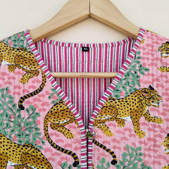 Cotton Handcrafted Kantha Quilted Reversible Patchwork Jacket Handmade Cotton Coat - 3