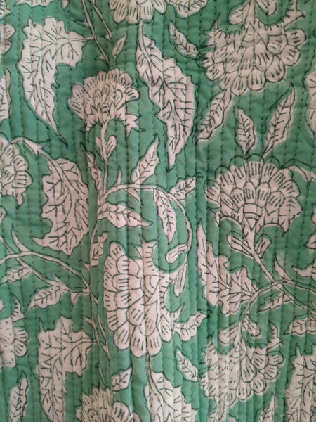 Cotton Handcrafted Kantha Quilted Reversible Patchwork Jacket Handmade Cotton Coat - 5