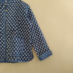 Cotton Handcrafted Kantha Quilted Reversible Patchwork Jacket Handmade Cotton Coat - 4