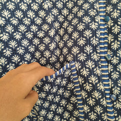 Cotton Handcrafted Kantha Quilted Reversible Patchwork Jacket Handmade Cotton Coat - 4