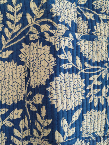 Cotton Handcrafted Kantha Quilted Reversible Patchwork Jacket Handmade Cotton Coat - 6