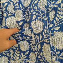 Cotton Handcrafted Kantha Quilted Reversible Patchwork Jacket Handmade Cotton Coat - 6