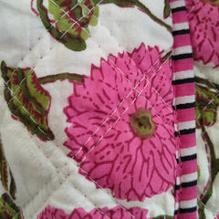 Cotton Handcrafted Kantha Quilted Reversible Patchwork Jacket Handmade Cotton Coat - 7