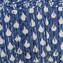 Beautiful Shade Patchwork Handmade Silk Kantha Kimono,Bath Robe,Indian Kantha,Traditional Robe,Bridemade,Longewear/Gift someone Special - 16