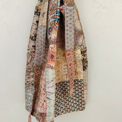 Beautiful Shade Patchwork Handmade Silk Kantha Kimono,Bath Robe,Indian Kantha,Traditional Robe,Bridemade,Longewear/Gift someone Special - 12