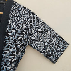 Beautiful Shade Patchwork Handmade Silk Kantha Kimono,Bath Robe,Indian Kantha,Traditional Robe,Bridemade,Longewear/Gift someone Special - 9