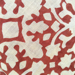 Hand Block Printed Cotton Sarongs & Scarves - Lightweight Summer Dupattas & Beachwear Gifts for Her - 14