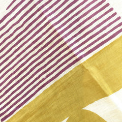 Hand Block Printed Cotton Sarongs & Scarves - Lightweight Summer Dupattas & Beachwear Gifts for Her - 13