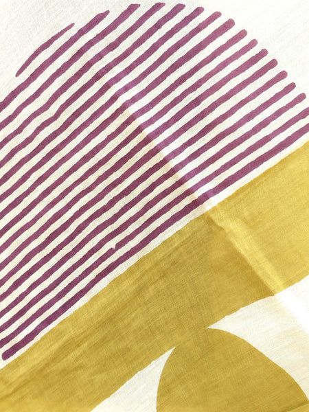 Hand Block Printed Cotton Sarongs & Scarves - Lightweight Summer Dupattas & Beachwear Gifts for Her - 13