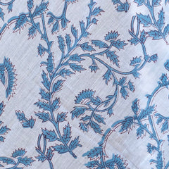 Hand Block Printed Cotton Sarongs & Scarves - Lightweight Summer Dupattas & Beachwear Gifts for Her - 15