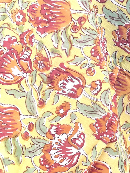 Hand Block Printed Cotton Sarongs & Scarves - Lightweight Summer Dupattas & Beachwear Gifts for Her - 2