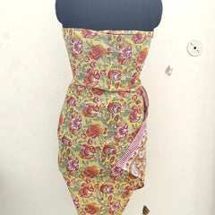 Hand Block Printed Cotton Sarongs & Scarves - Lightweight Summer Dupattas & Beachwear Gifts for Her - 2