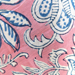 Hand Block Printed Cotton Sarongs & Scarves - Lightweight Summer Dupattas & Beachwear Gifts for Her - 1