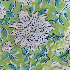 Hand Block Printed Cotton Sarongs & Scarves - Lightweight Summer Dupattas & Beachwear Gifts for Her - 4